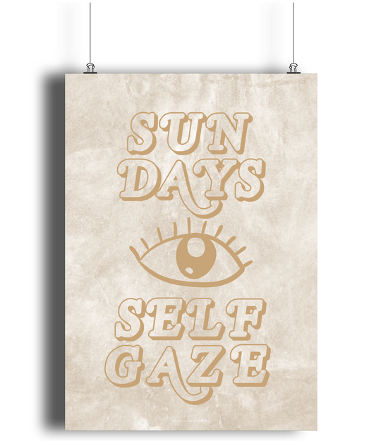 Sundays Self Gaze Print