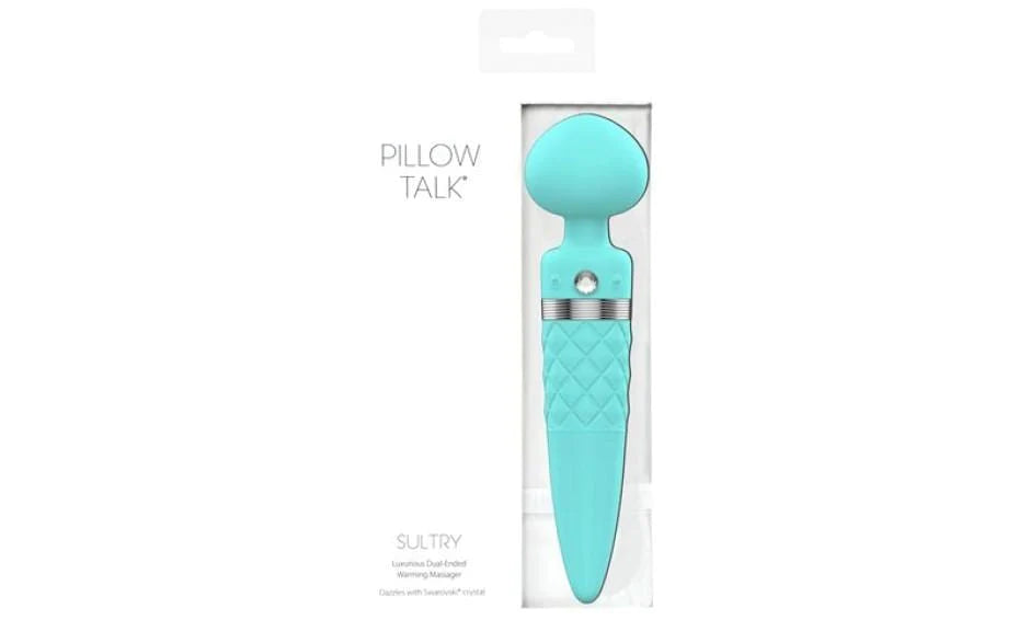 Pillow Talk Sultry Rotating & Warming Wand Massager